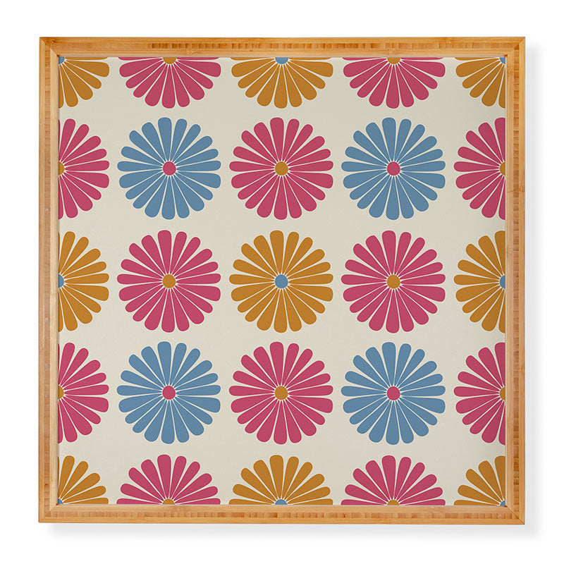 Colour Poems Daisy Pattern Multicolor II Framed Wall Art