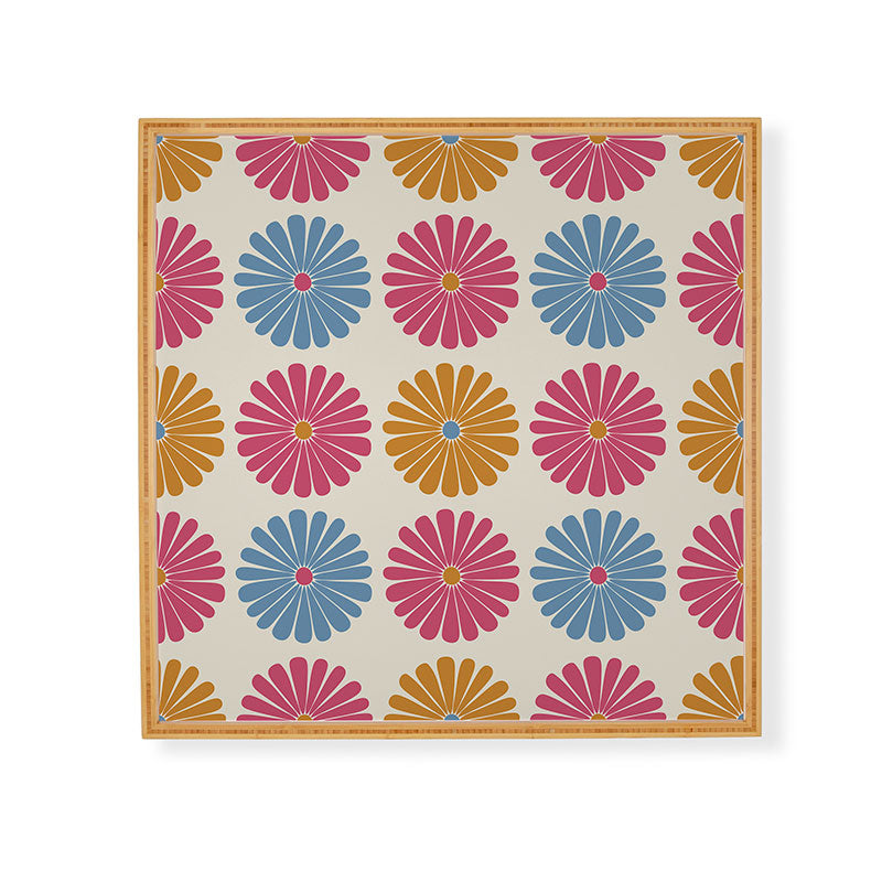 Colour Poems Daisy Pattern Multicolor II Framed Wall Art
