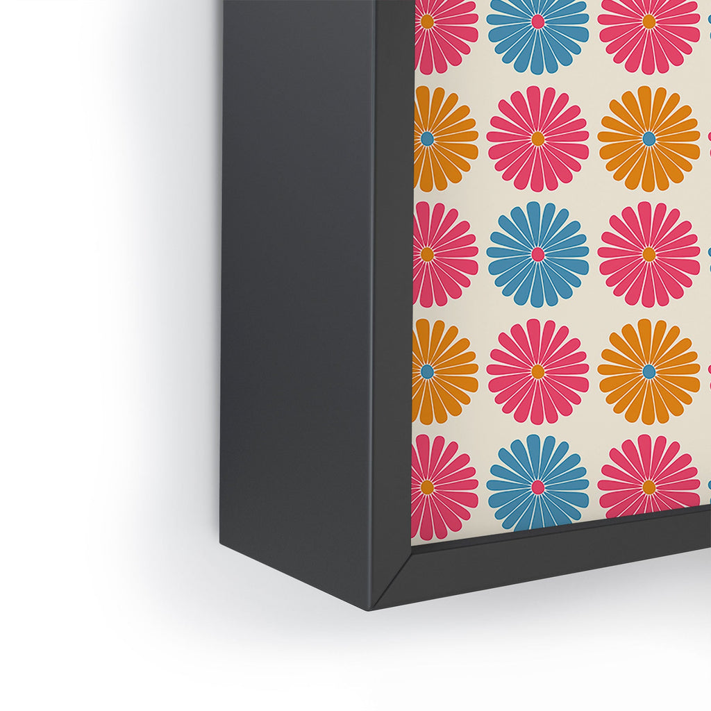 Colour Poems Daisy Pattern Multicolor II Framed Mini Art Print