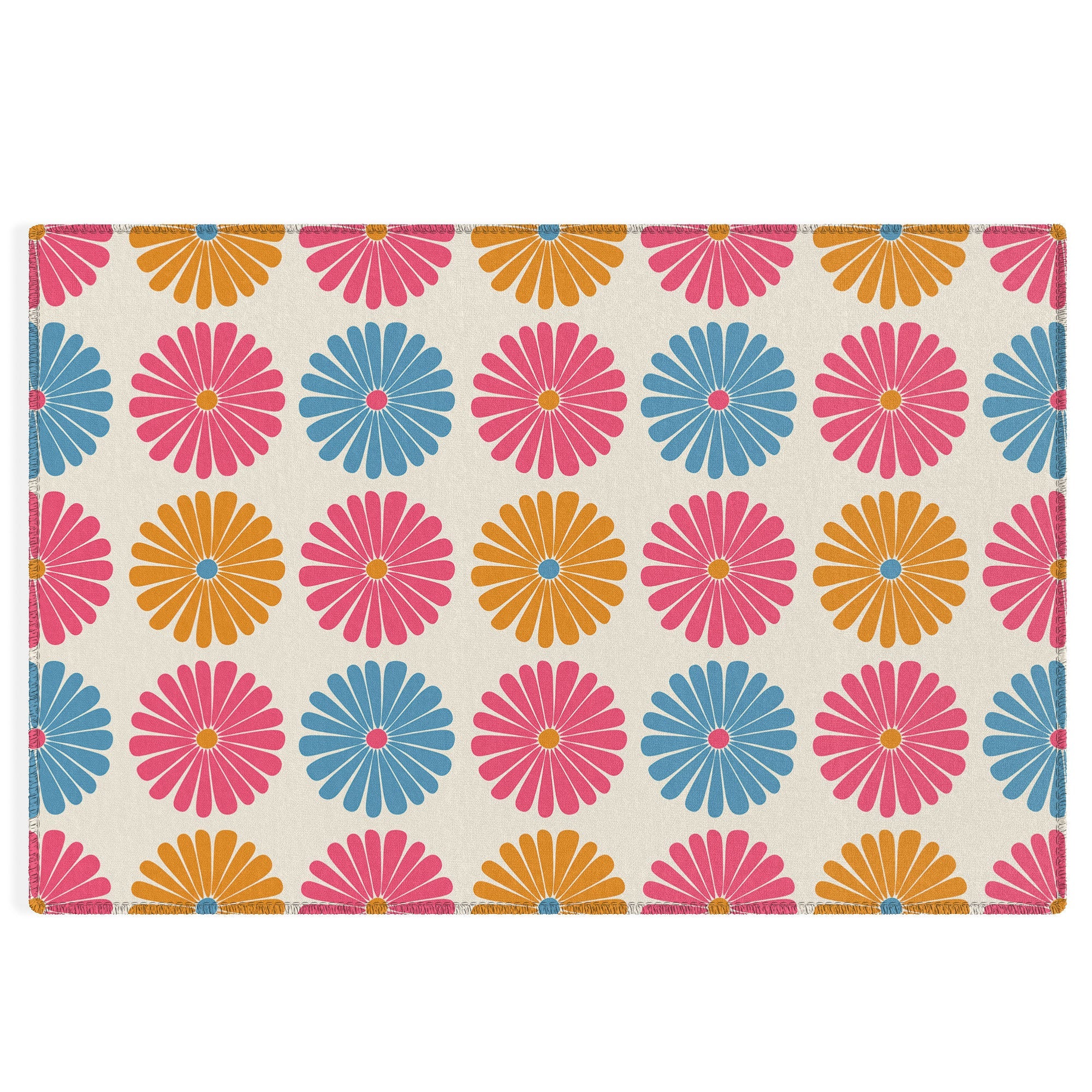 Colour Poems Daisy Pattern Multicolor II Outdoor Rug
