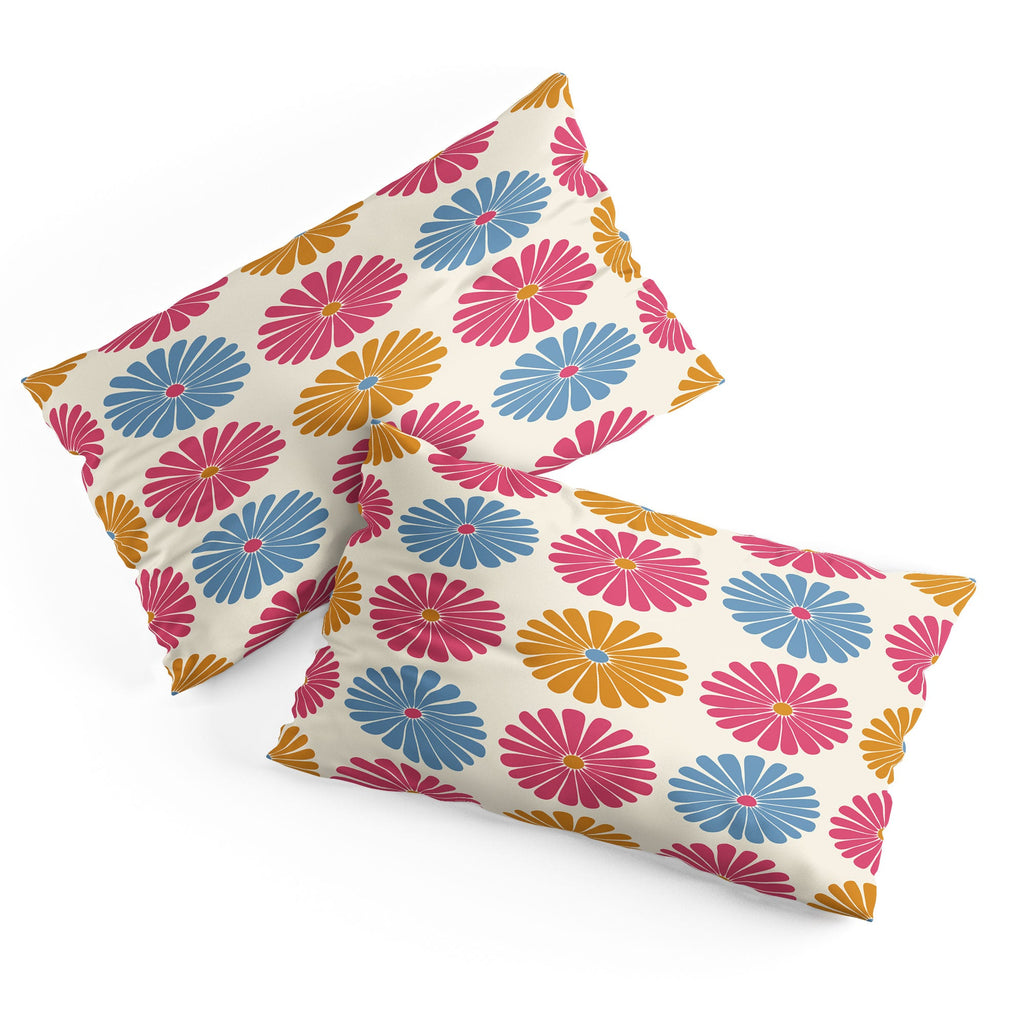 Colour Poems Daisy Pattern Multicolor II Pillow Shams