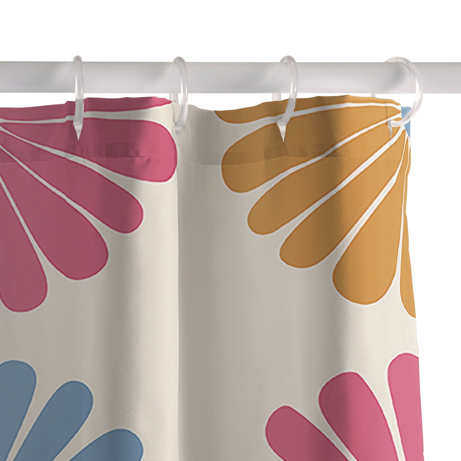 Colour Poems Daisy Pattern Multicolor II Shower Curtain