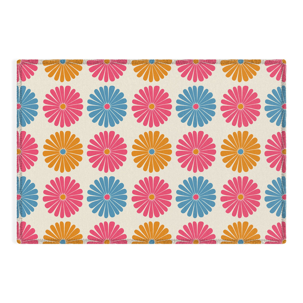 Colour Poems Daisy Pattern Multicolor II Outdoor Rug
