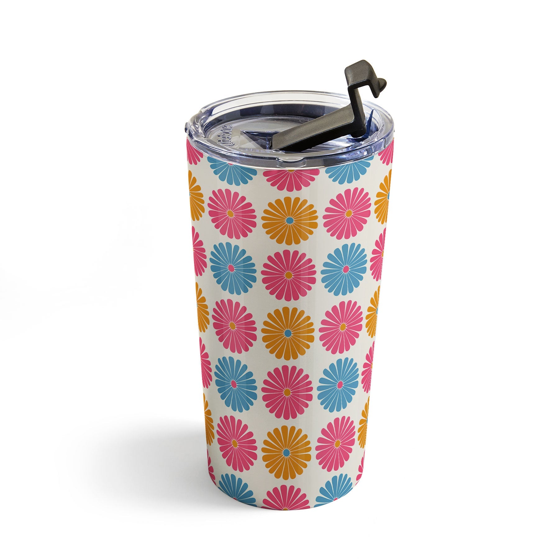 Colour Poems Daisy Pattern Multicolor II Travel Mug