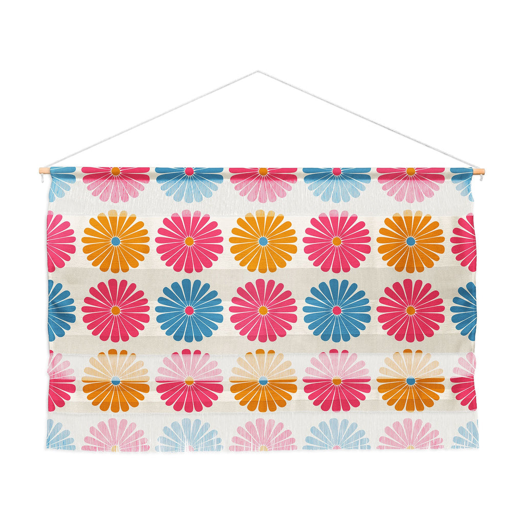 Colour Poems Daisy Pattern Multicolor II Wall Hanging Landscape