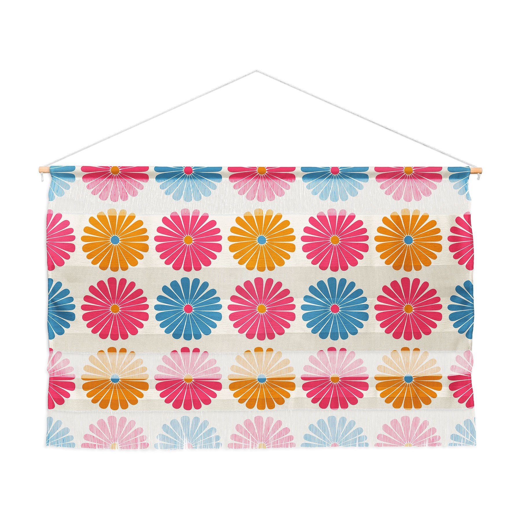 Colour Poems Daisy Pattern Multicolor II Wall Hanging Landscape