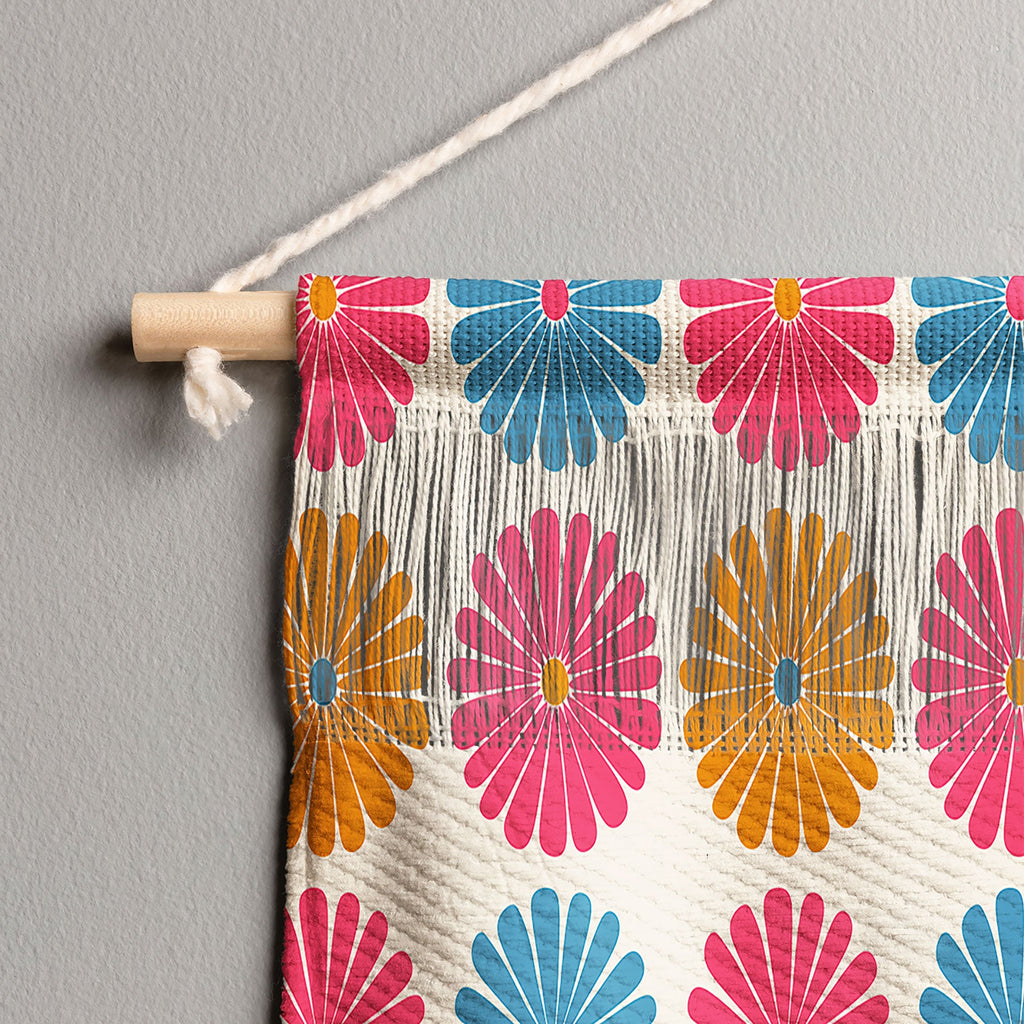 Colour Poems Daisy Pattern Multicolor II Wall Hanging Portrait