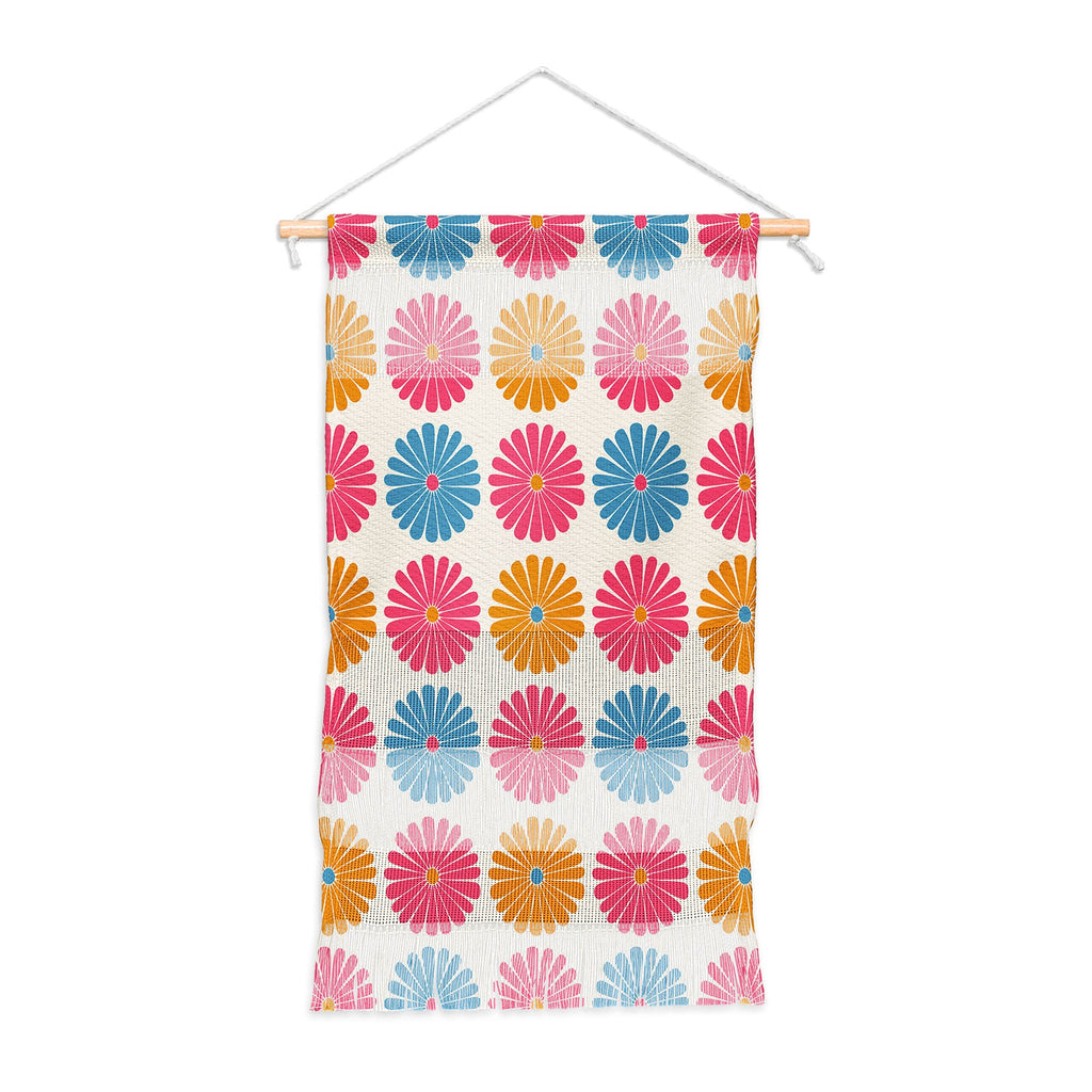 Colour Poems Daisy Pattern Multicolor II Wall Hanging Portrait