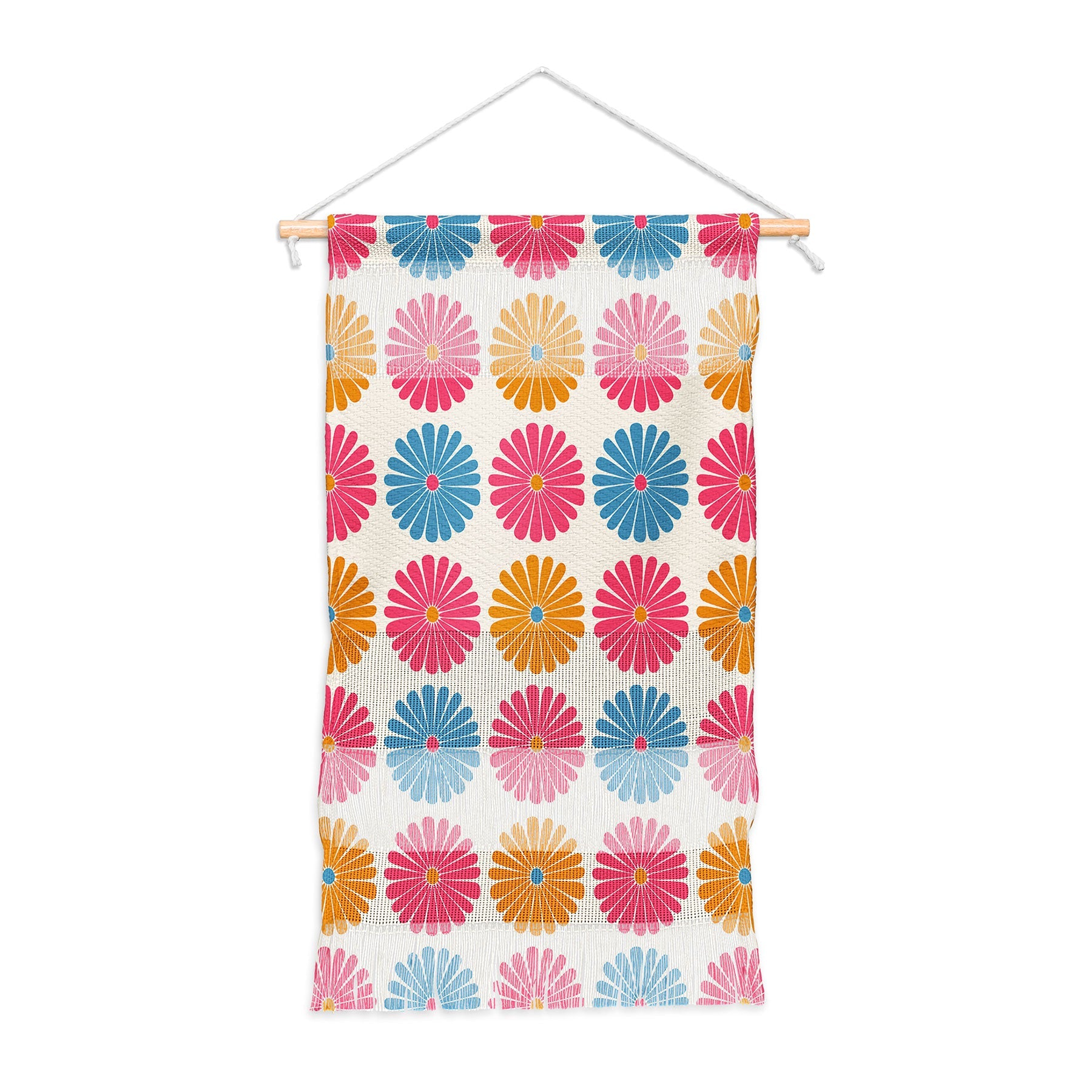 Colour Poems Daisy Pattern Multicolor II Wall Hanging Portrait