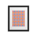 Colour Poems Daisy Pattern Multicolor II Framed Art Print