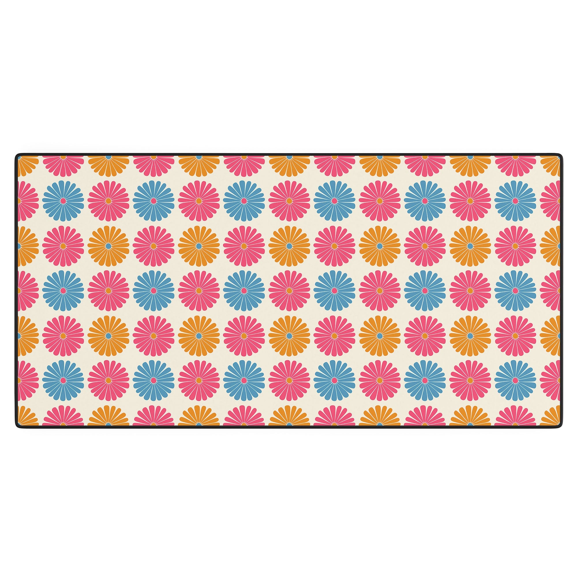 Colour Poems Daisy Pattern Multicolor II Desk Mat