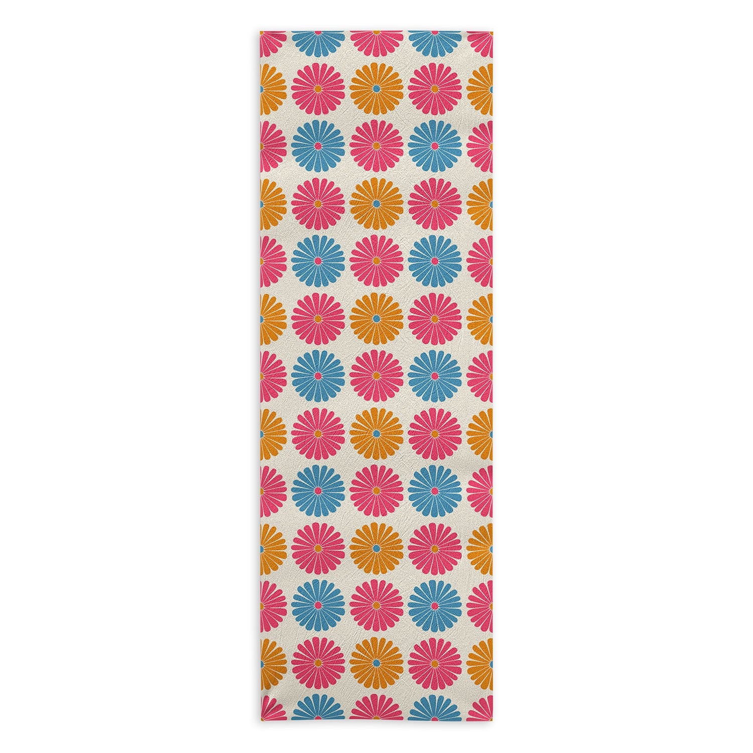 Colour Poems Daisy Pattern Multicolor II Yoga Towel