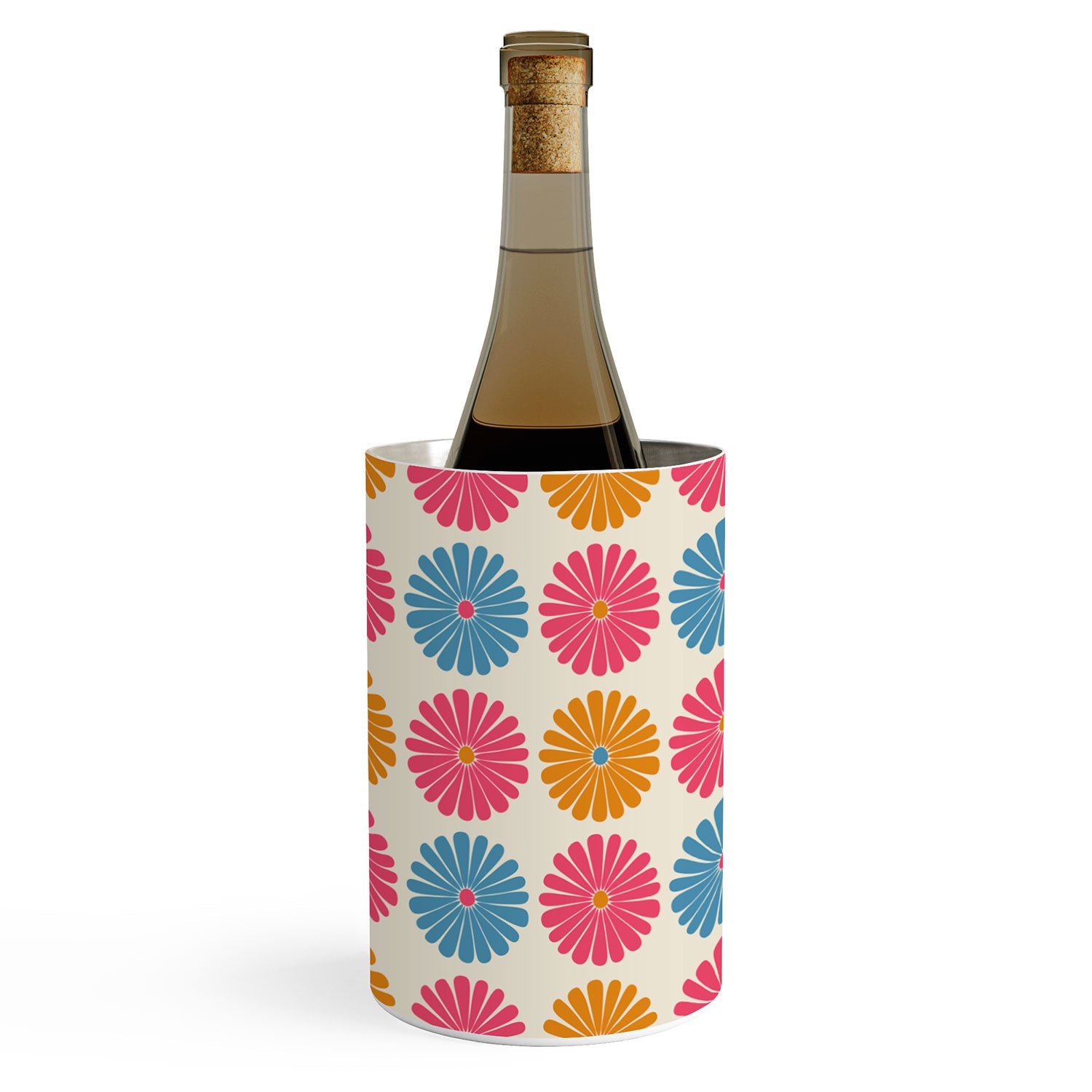 Colour Poems Daisy Pattern Multicolor II Wine Chiller