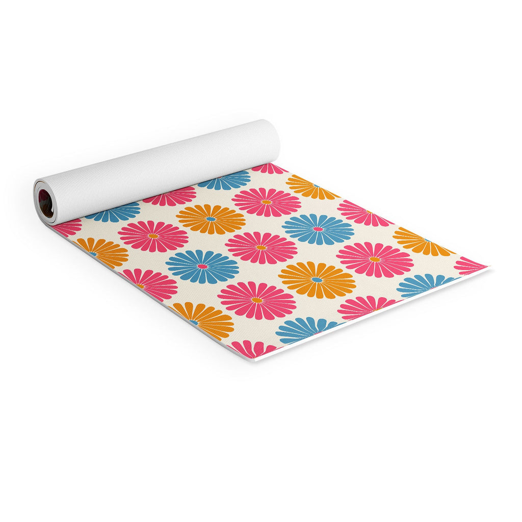 Colour Poems Daisy Pattern Multicolor II Yoga Mat
