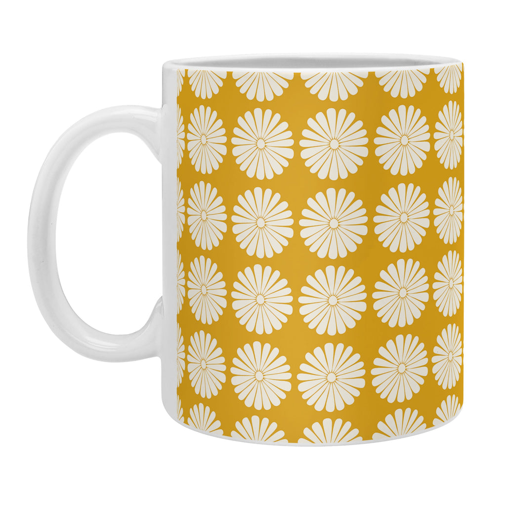 Colour Poems Daisy Pattern XXIV Yellow Coffee Mug
