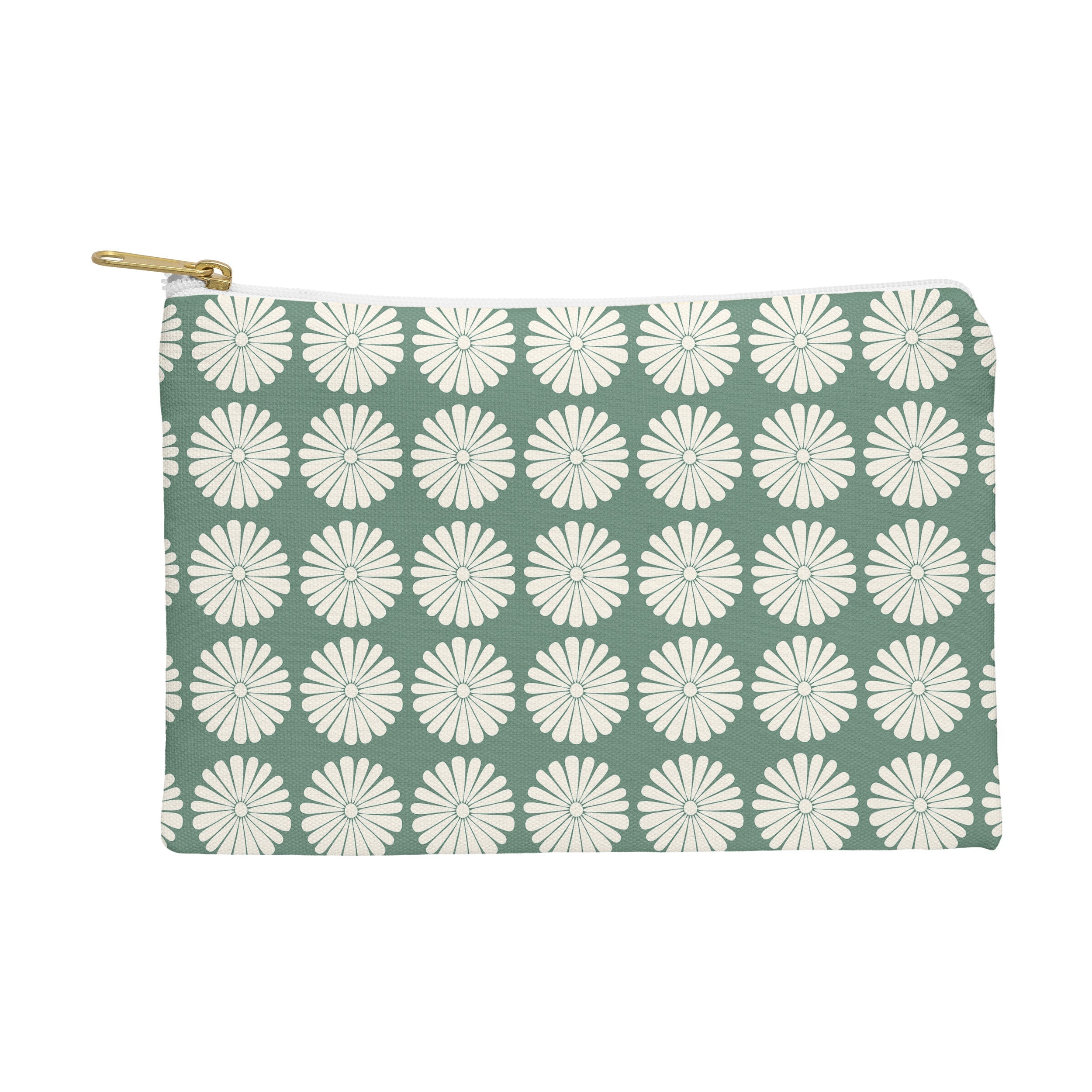 Colour Poems Daisy Pattern XXXIV Green Pouch