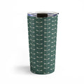 Colour Poems Dragonfly Minimalism Green Travel Mug