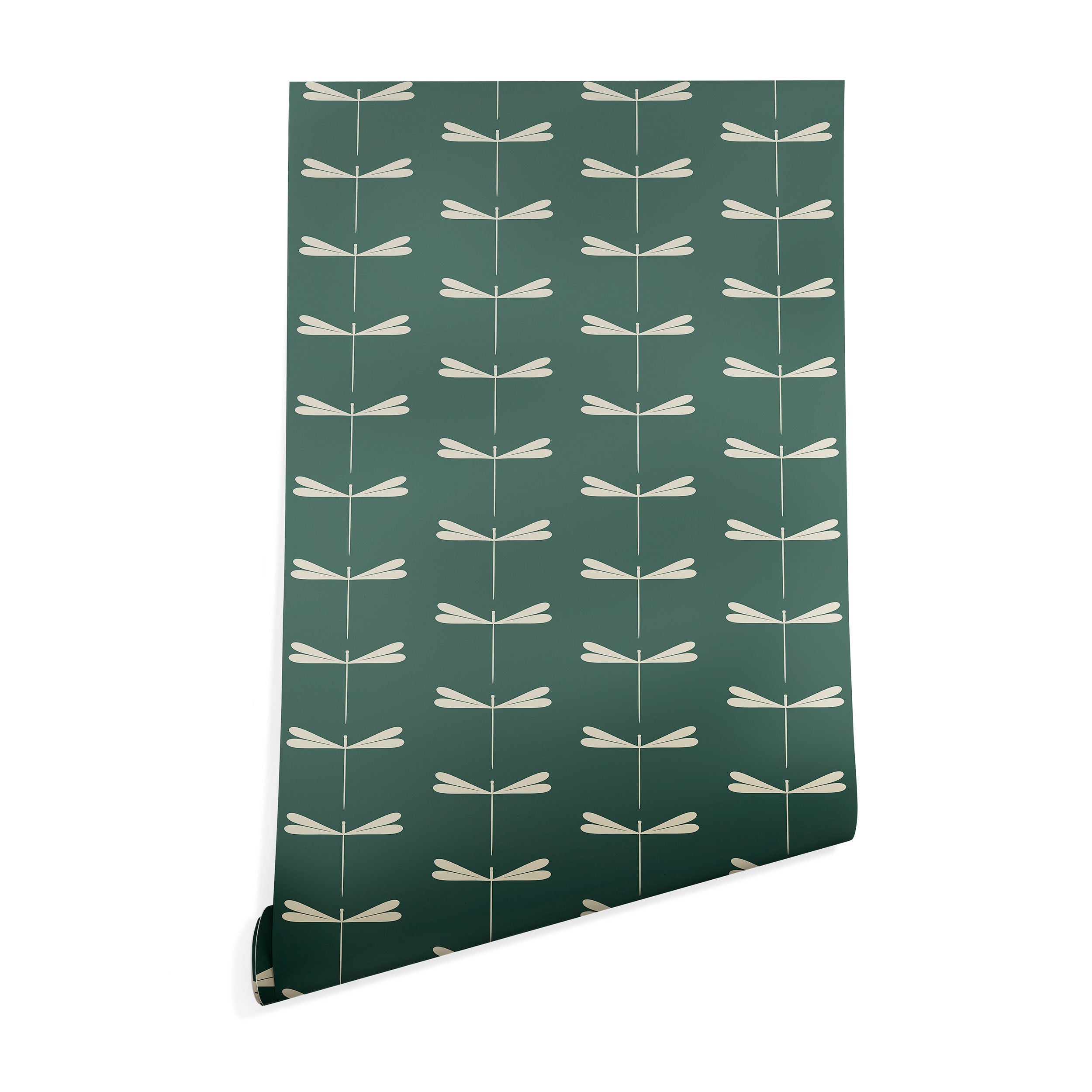 Colour Poems Dragonfly Minimalism Green Wallpaper