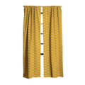 Colour Poems Dragonfly Minimalism Yellow Blackout Window Curtain
