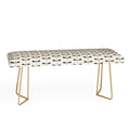 Colour Poems Dragonfly Pattern Black White Bench