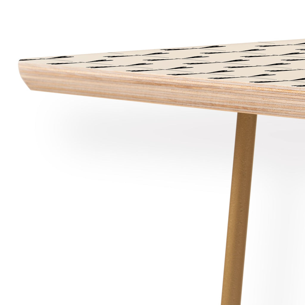 Colour Poems Dragonfly Pattern Black White Coffee Table