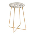 Colour Poems Dragonfly Pattern Black White Counter Stool