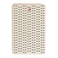 Colour Poems Dragonfly Pattern Black White Cutting Board Rectangle