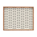 Colour Poems Dragonfly Pattern Black White Rectangular Tray
