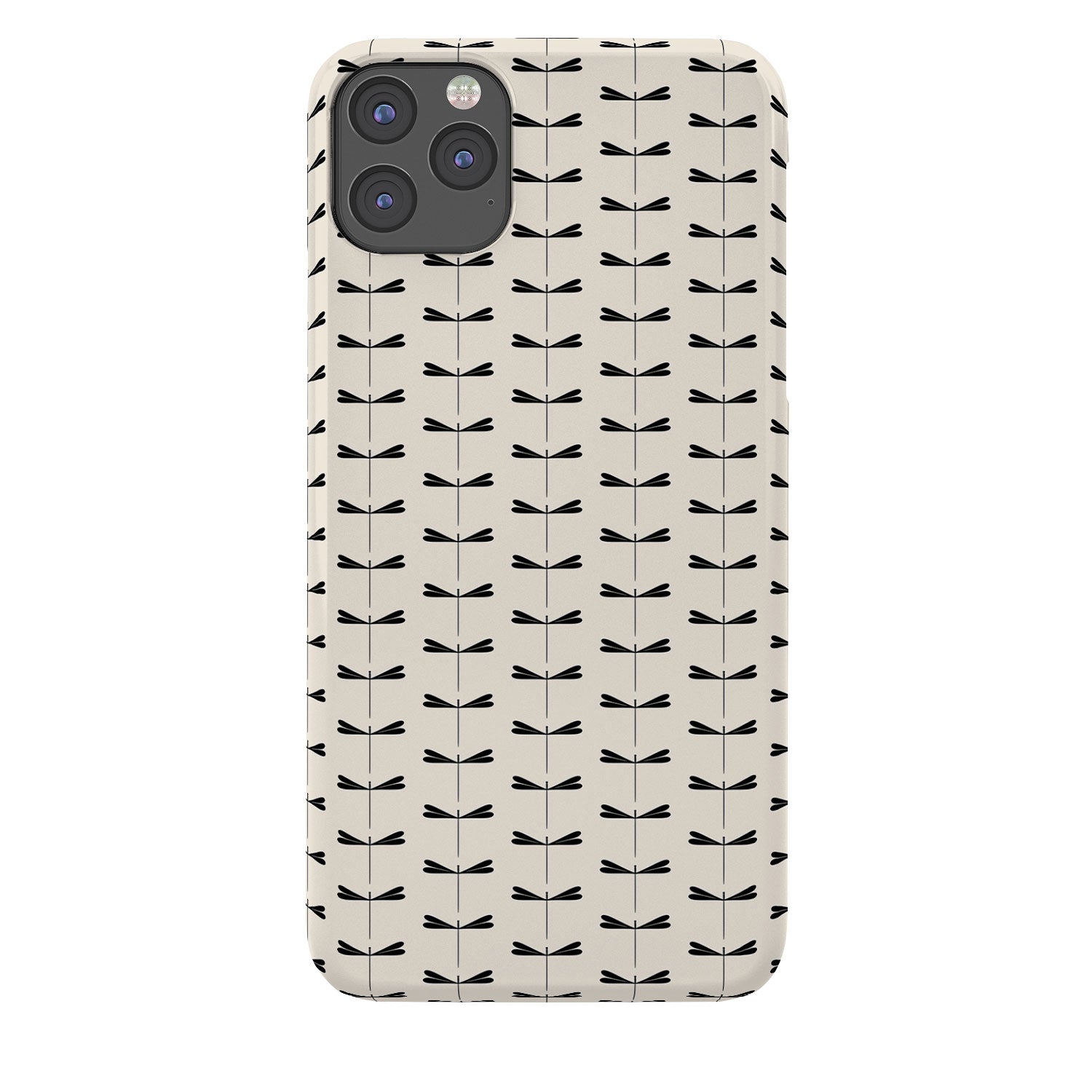 Colour Poems Dragonfly Pattern Black White Phone Case