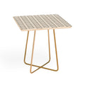 Colour Poems Dragonfly Pattern Black White Side Table