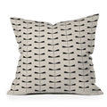 Colour Poems Dragonfly Pattern Black White Throw Pillow
