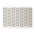Colour Poems Dragonfly Pattern Black White Welcome Mat