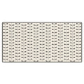 Colour Poems Dragonfly Pattern Black White Desk Mat