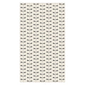 Colour Poems Dragonfly Pattern Black White Tablecloth