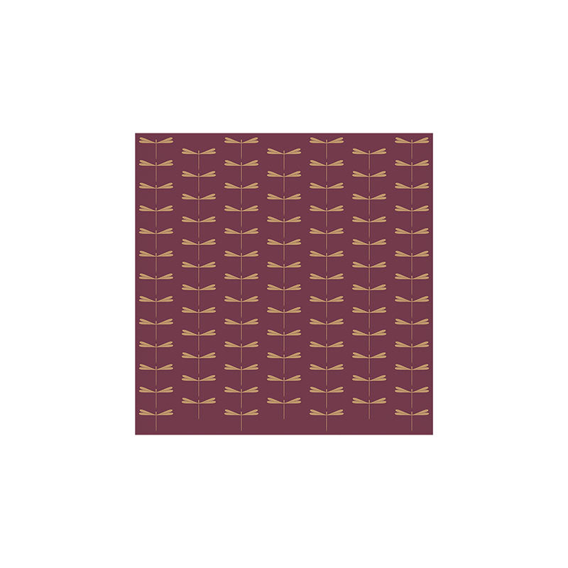 Colour Poems Dragonfly Pattern Mauve Art Print