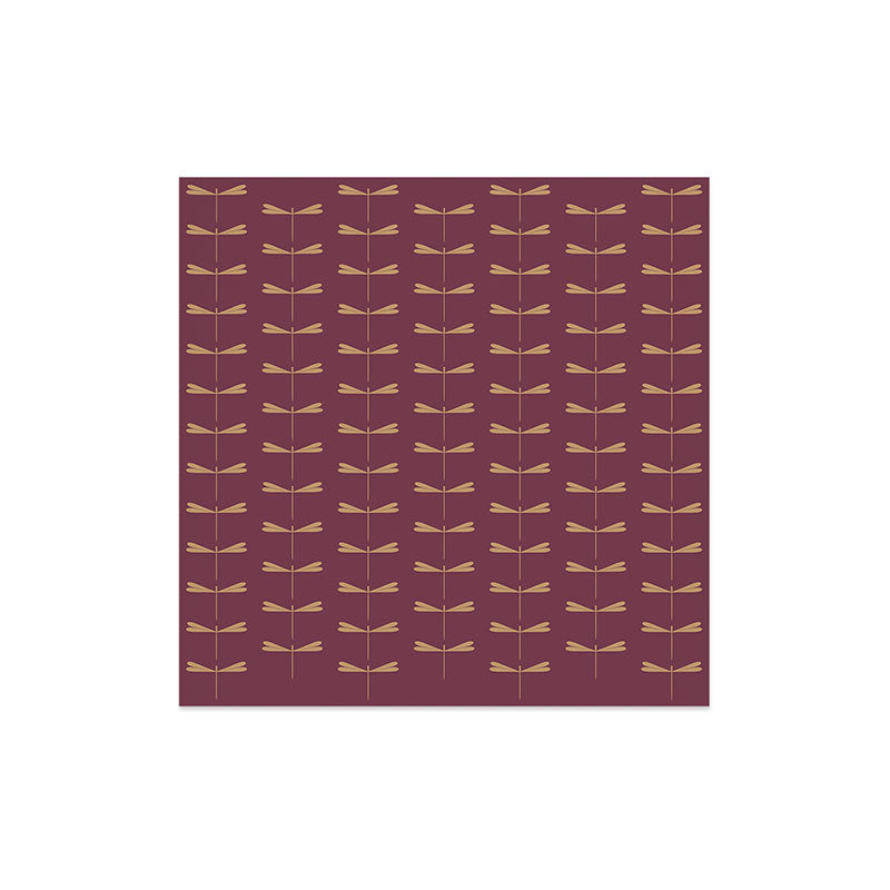 Colour Poems Dragonfly Pattern Mauve Art Print