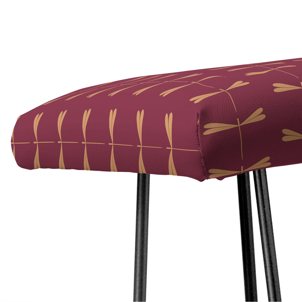 Colour Poems Dragonfly Pattern Mauve Bench