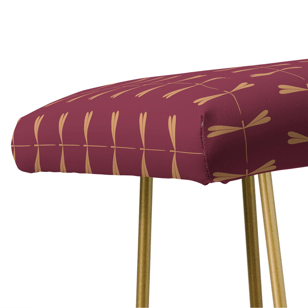 Colour Poems Dragonfly Pattern Mauve Bench