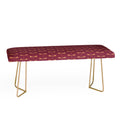 Colour Poems Dragonfly Pattern Mauve Bench