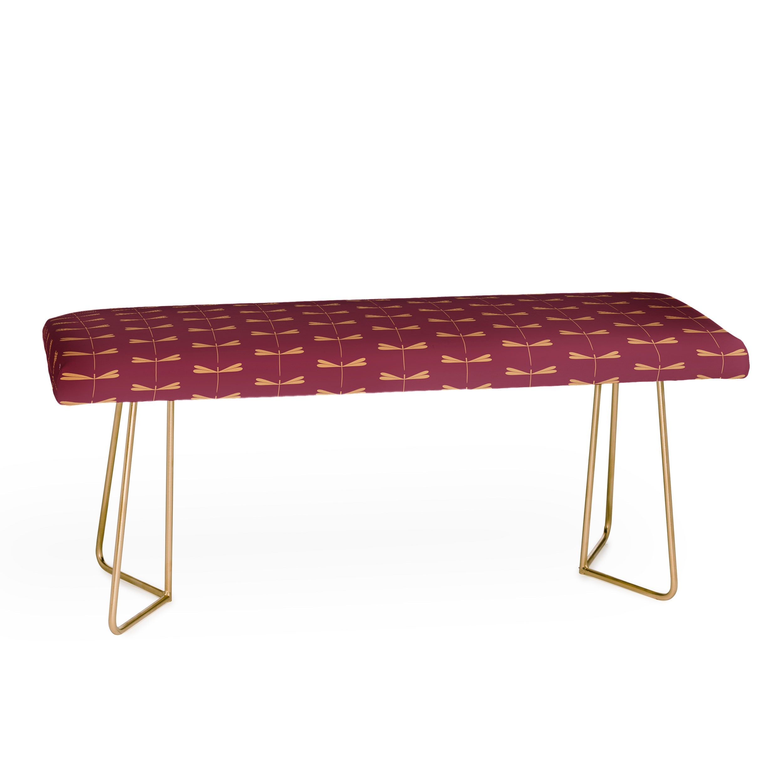 Colour Poems Dragonfly Pattern Mauve Bench