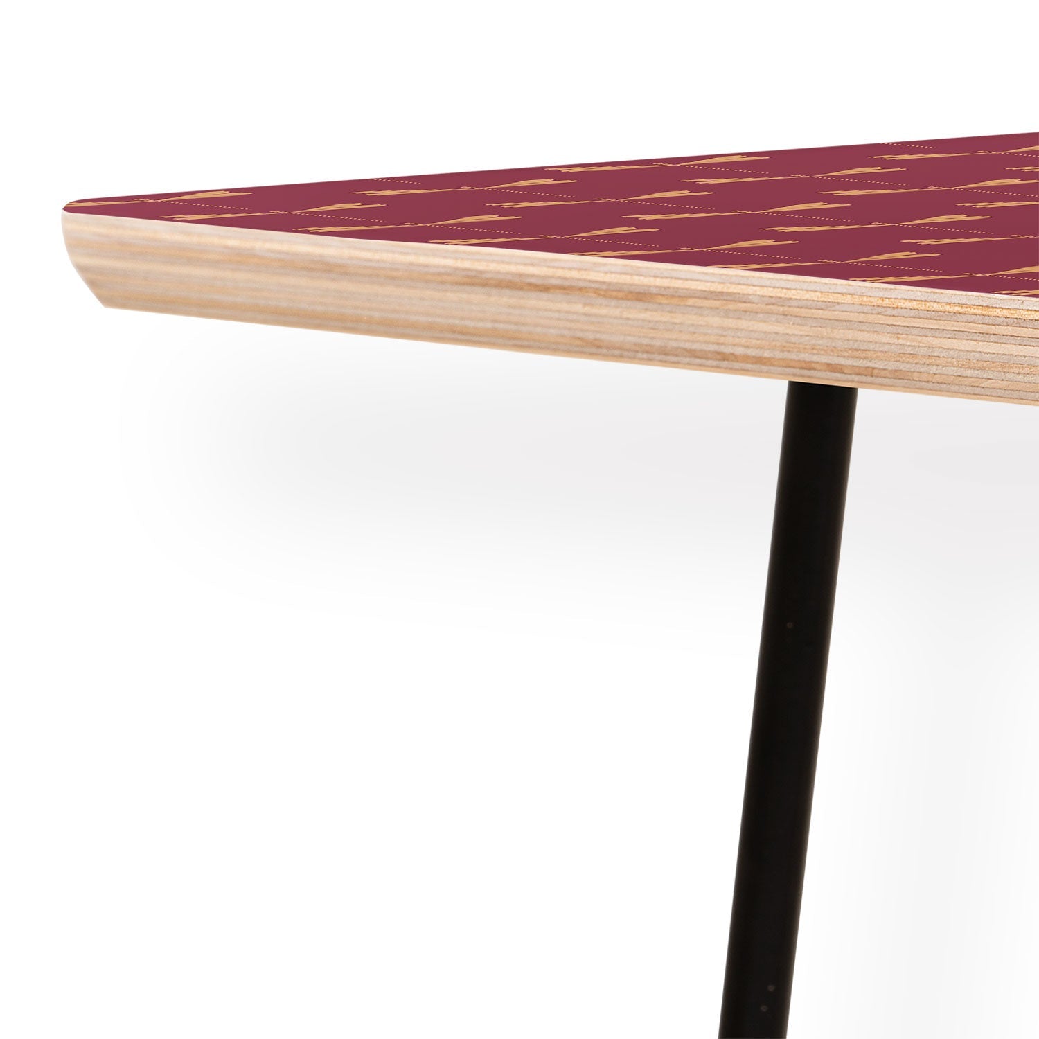Colour Poems Dragonfly Pattern Mauve Coffee Table