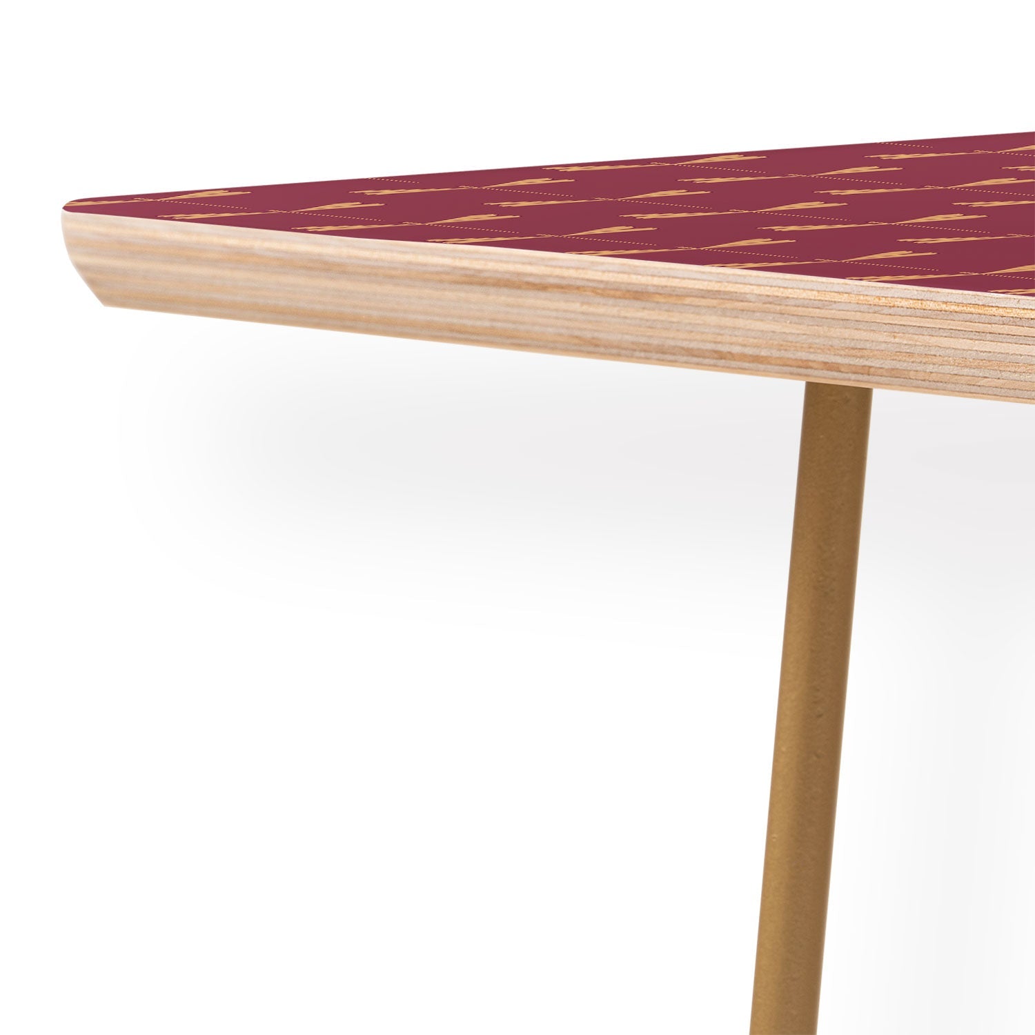 Colour Poems Dragonfly Pattern Mauve Coffee Table
