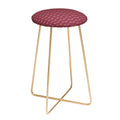 Colour Poems Dragonfly Pattern Mauve Counter Stool
