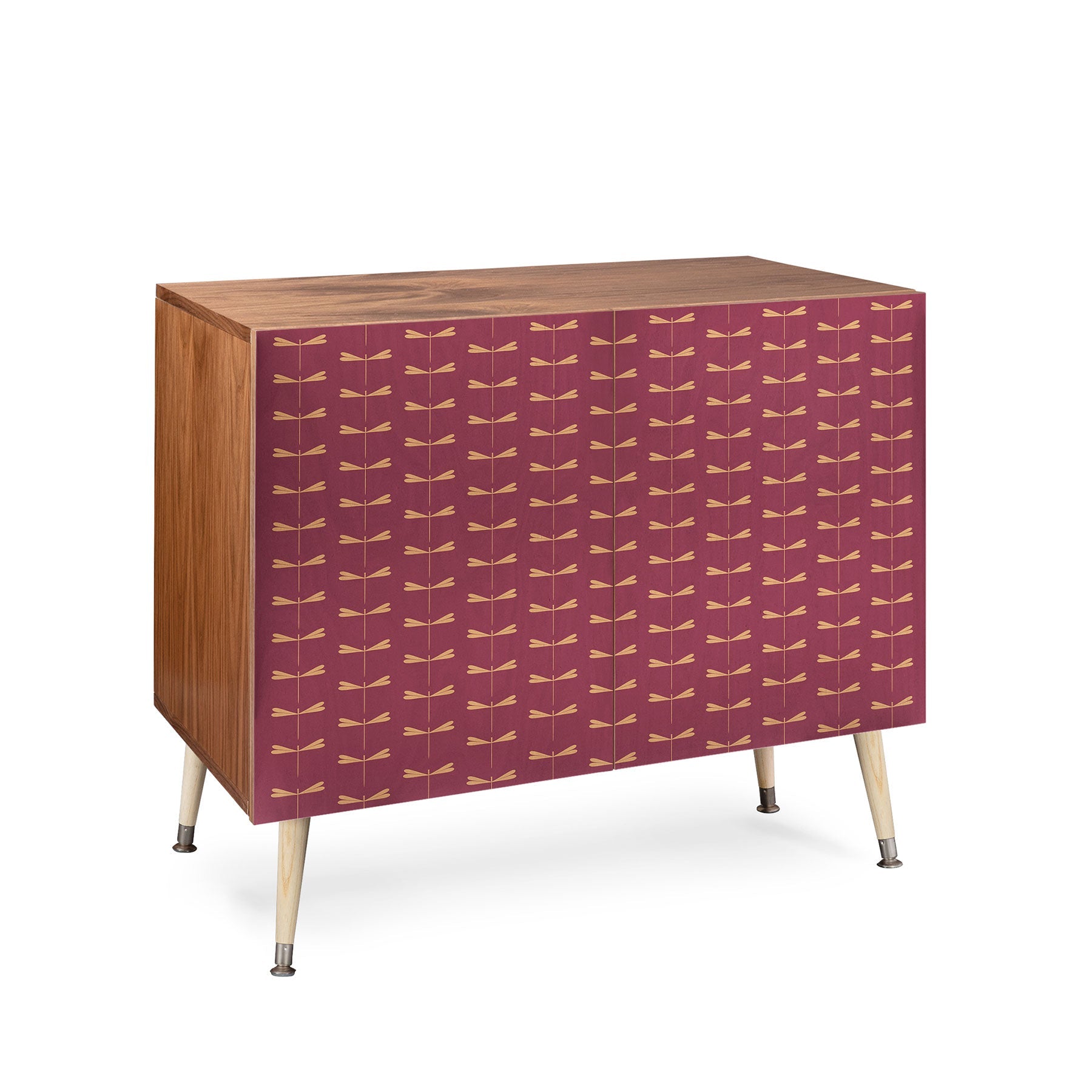 Colour Poems Dragonfly Pattern Mauve Credenza