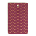Colour Poems Dragonfly Pattern Mauve Cutting Board Rectangle