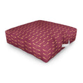 Colour Poems Dragonfly Pattern Mauve Outdoor Floor Cushion