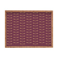 Colour Poems Dragonfly Pattern Mauve Rectangular Tray