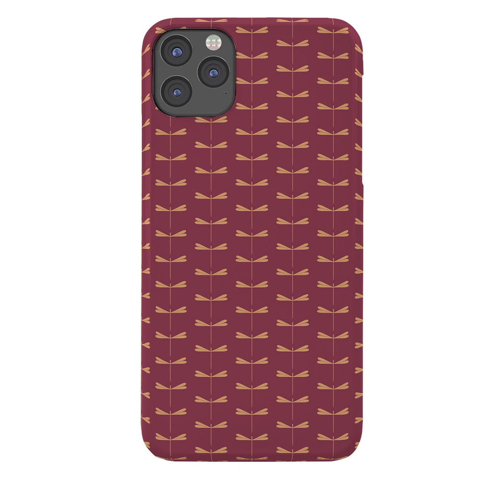 Colour Poems Dragonfly Pattern Mauve Phone Case