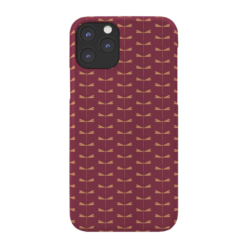 Colour Poems Dragonfly Pattern Mauve Phone Case