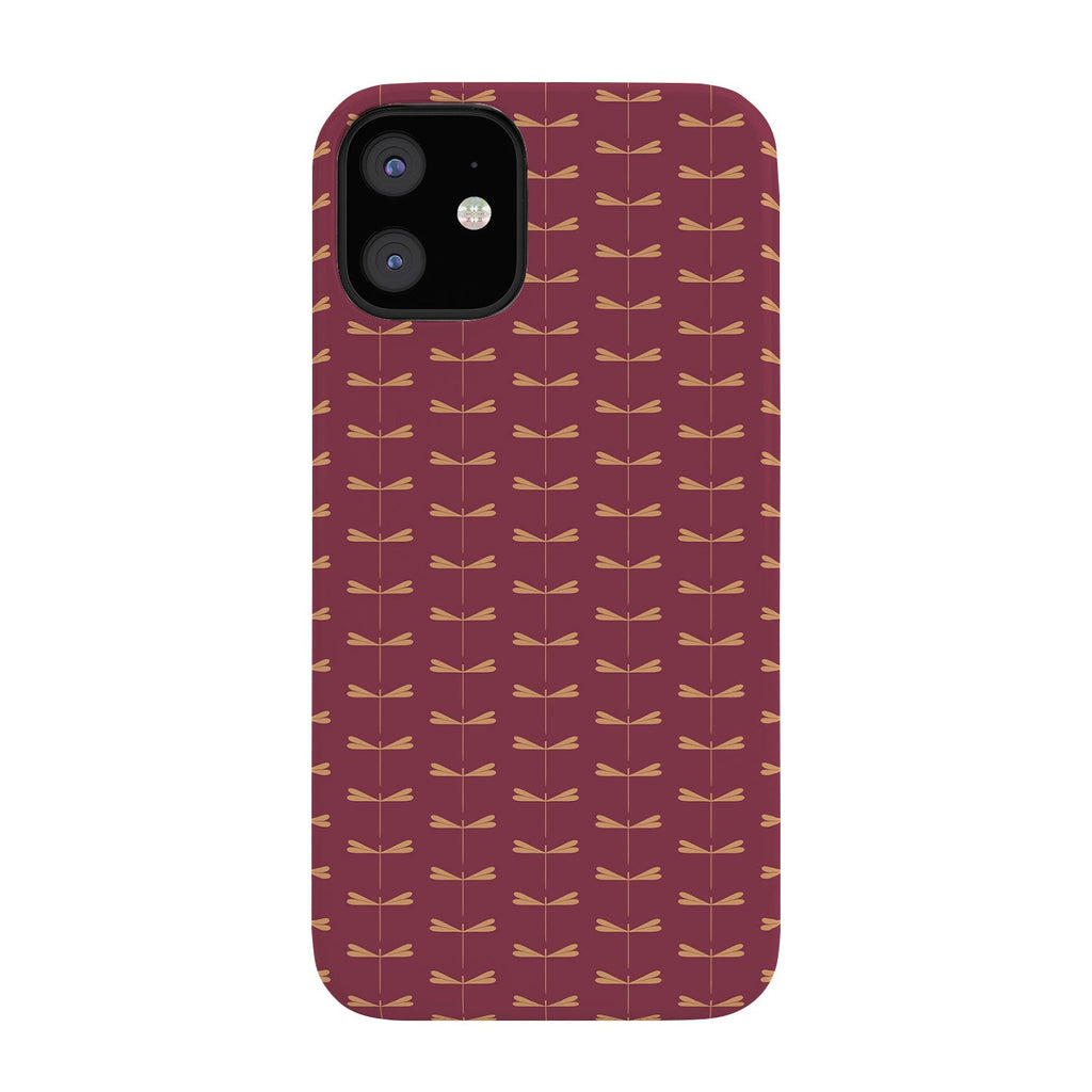 Colour Poems Dragonfly Pattern Mauve Phone Case